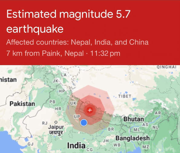 Bihar Earthquake News
