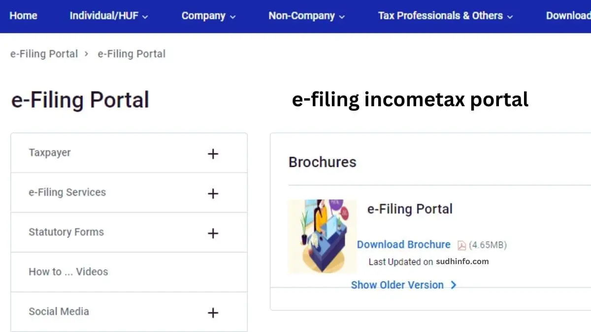 efiling incometax portal